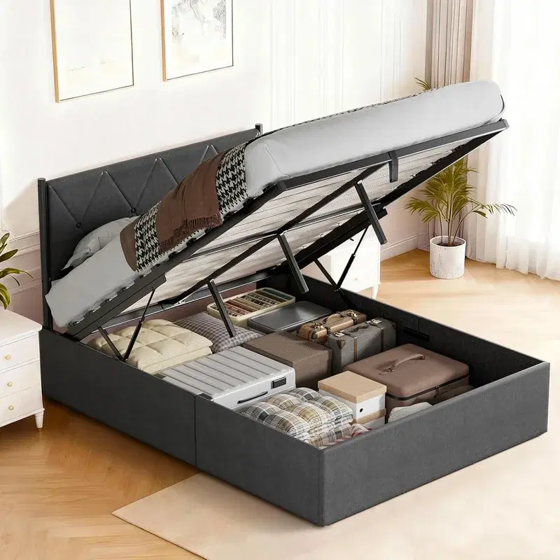 Dewinner Lit Coffre Hydraulique